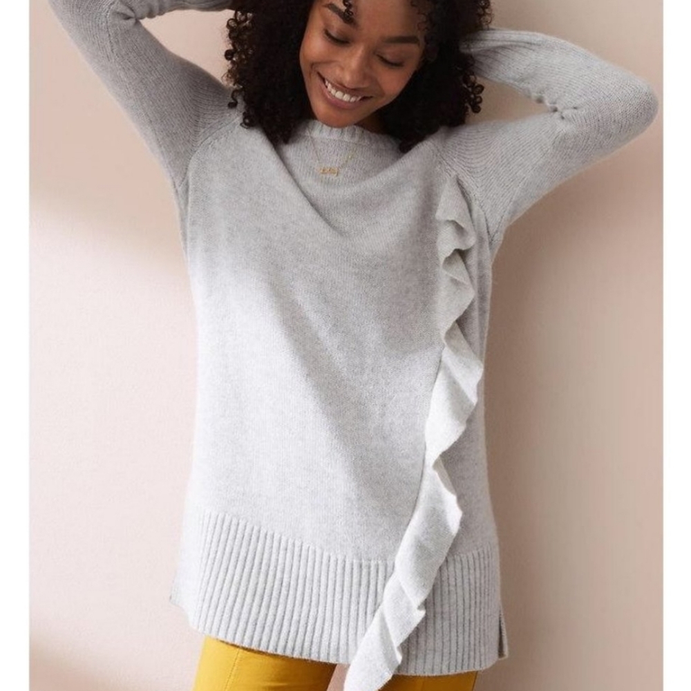 LOU & GREY Ruffle Tunic Sweater